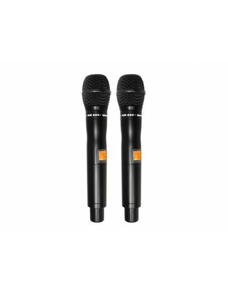 WORK Pro WR 2200 /1 Sistema inalámbrico doble con 2 micrófonos de mano.