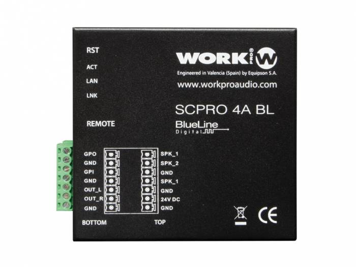 WORK Pro SCPRO 4A BL Amplificador con receptor Blue Line.