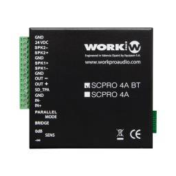 WORK Pro SCPRO 4A BT Amplificador 2 x 20 W / 1 x 40 W 2