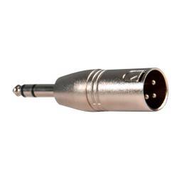 MARK MCAA 200 Adaptador XLR 3 macho a Jack TRS 1/4''