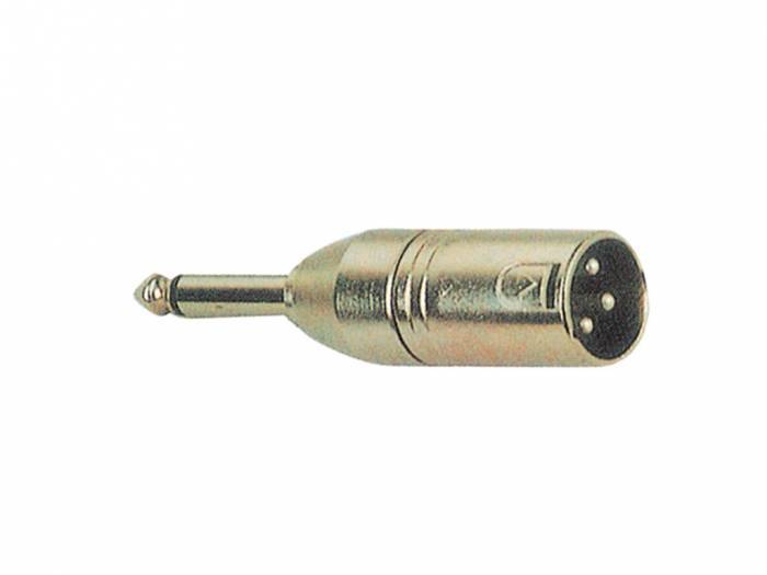 MARK MCAA 203 Adaptador XLR 3 macho a Jack TS 1/4'' macho