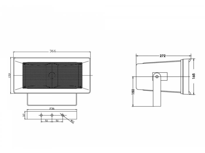 WORK Pro WHS 45 S Proyector de sonido