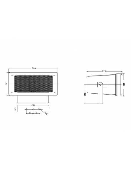 WORK Pro WHS 45 S Proyector de sonido