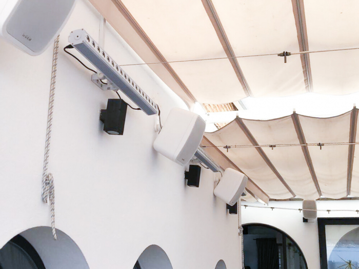 WORK Pro NEO 5 IP Caja acústica pasiva 40 W @ 8 Ohm, 16/8/4/2 W L100V.