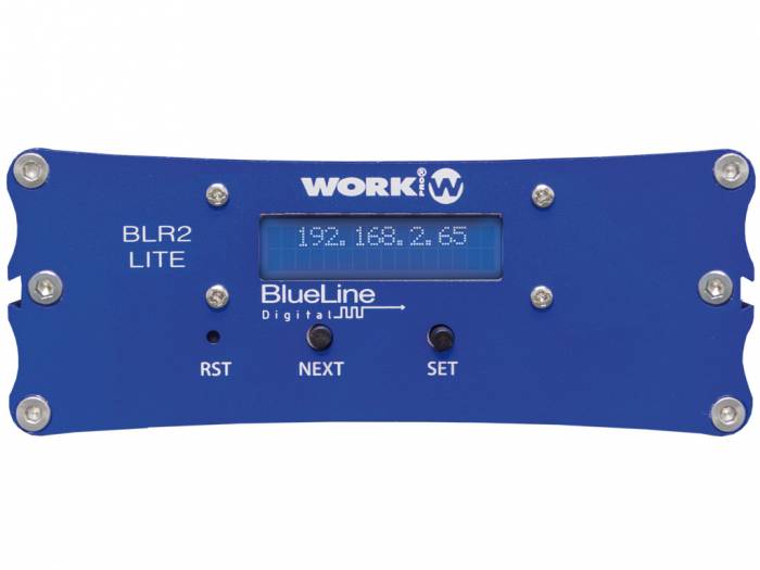 WORK Pro BLR2 LITE MKII Receptor AoIP Blueline
