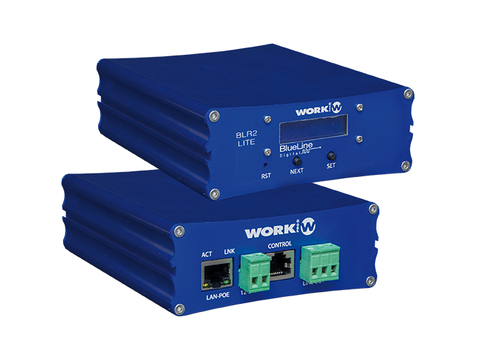 WORK Pro BLR2 LITE MKII Receptor AoIP Blueline