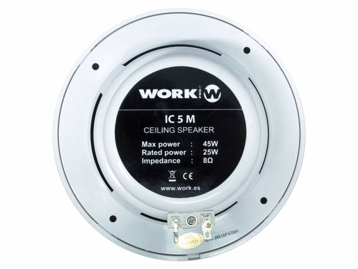 WORK Pro IC 5 M Altavoz de techo para ambiente marino