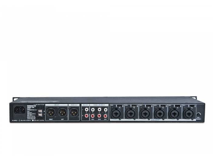 WORK Pro MMX 62 Mezclador 9 canales. 1 HU rack 19