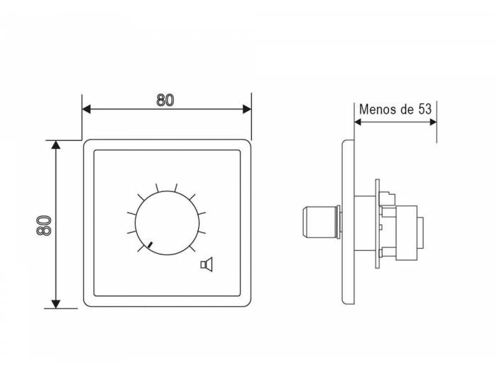 WORK Pro AT 150 Control de volumen