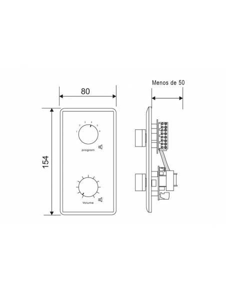 WORK Pro ATP 224 Control de volumen y programador