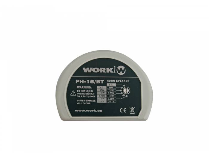 WORK Pro PH 15/BT Proyector de sonido con difusor exponencial