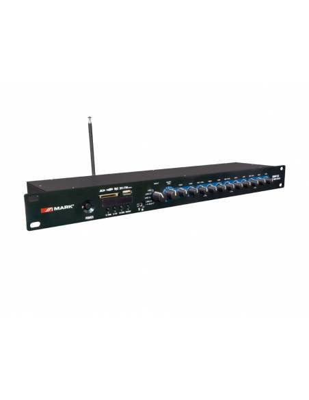 MARK MMP 33 Mezclador de audio con reproductor MP3 y radio FM.