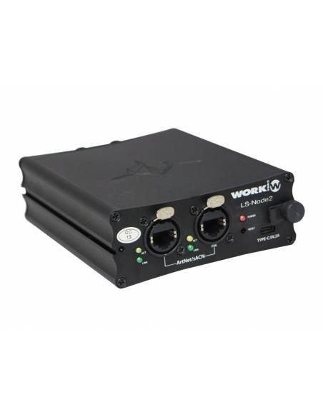 LightShark LS-NODE2 Nodo de 2 universos bidireccional
