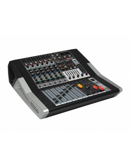 MARK MM 6399 P USB BT Mezclador amplificado 2 x 300 W. 6 canales.