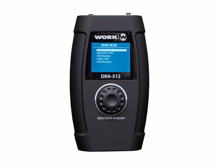 WORK Pro DRA 512 Analizador DMX, RDM y MIDI