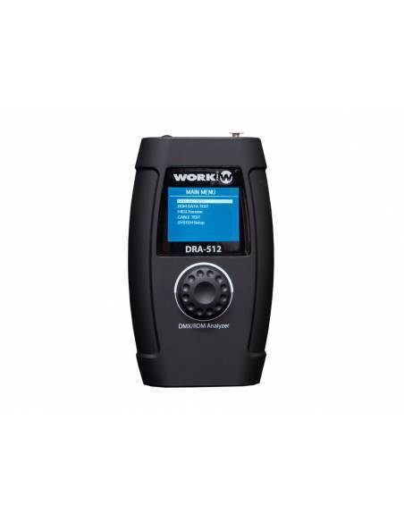 WORK Pro DRA 512 Analizador DMX, RDM y MIDI
