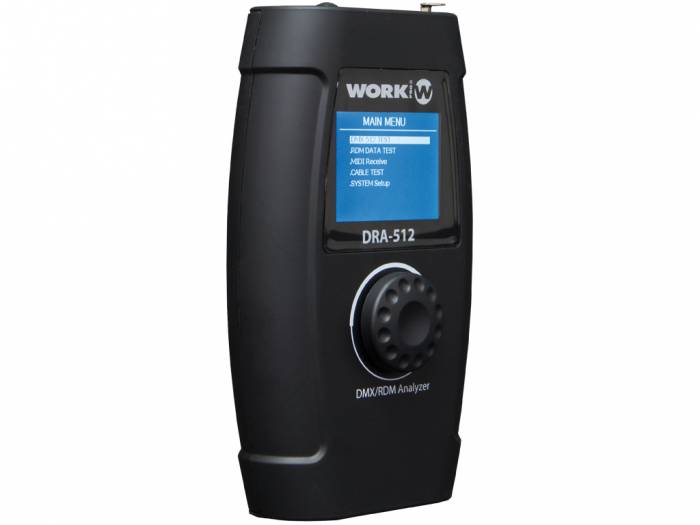 WORK Pro DRA 512 Analizador DMX, RDM y MIDI