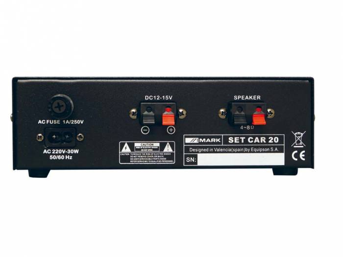 MARK SET CAR 20 Sistema de megafonía
