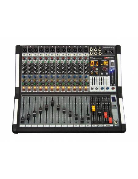 MARK MM 1299 USB BT Mezclador analógico de 12 canales.