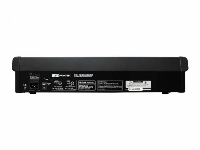 MARK MM 1299 USB BT Mezclador analógico de 12 canales.
