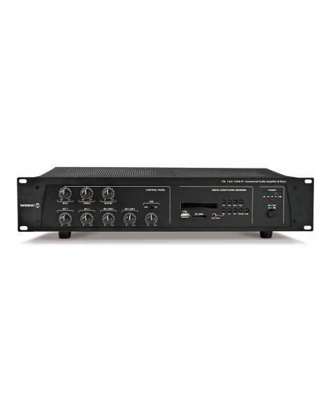 WORK Pro PA 120 USB/R Amplificador con mezclador y reproductor