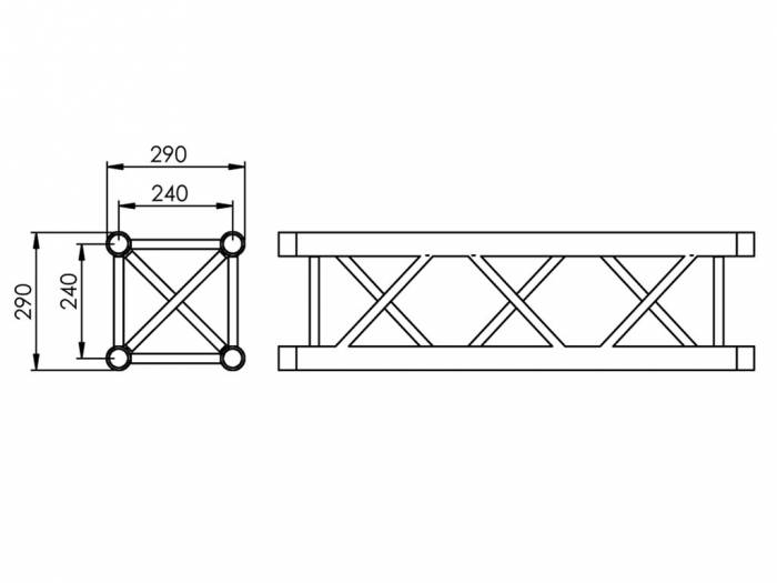 FANTEK EC 29 E Truss cuadrado. SERIE E - 4
