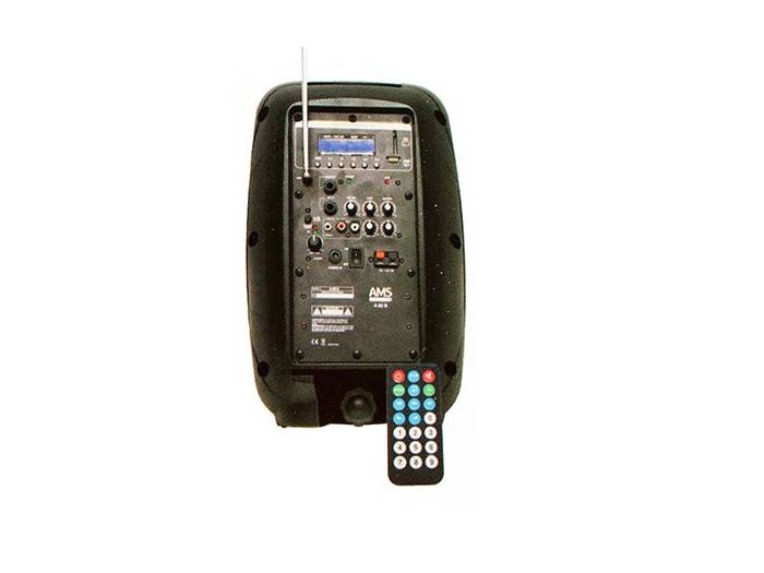 AMS-A82 B - Altavoz portatil con batería 8 pulgadas USB/SD/BT.  - 3