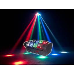 Ibiza Light Efecto de Iluminación MINI-SPIDER - LED8-MINI - 1 2