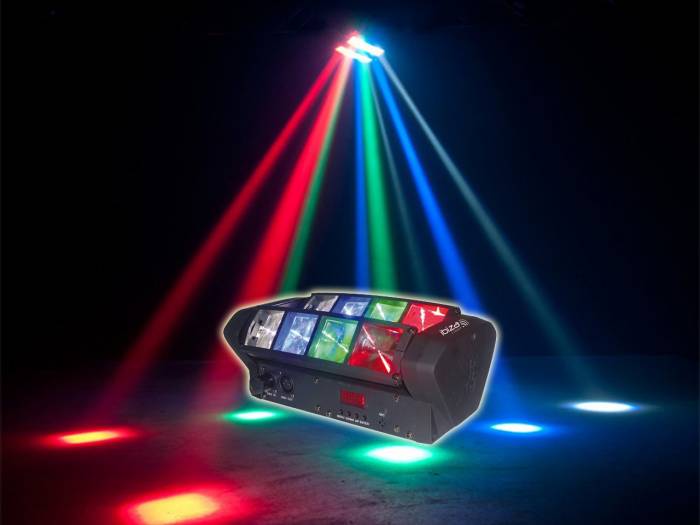 Ibiza Light Efecto de Iluminación MINI-SPIDER - LED8-MINI - 2