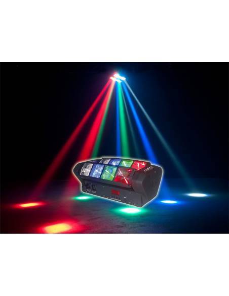 Ibiza Light Efecto de Iluminación MINI-SPIDER - LED8-MINI - 2