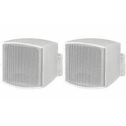 Monacor MKS-26/WS Pareja de Altavoces 20W Blanco - 1