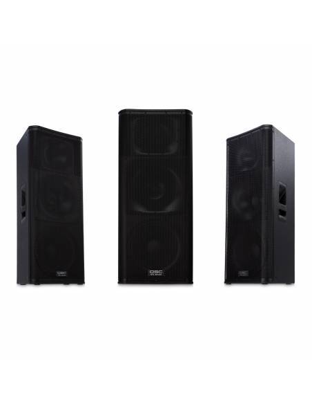QSC 
KW153
  
    
      
        
      
    
  
                  Altavoz PA móvil auto-amplificado 1000W 15" + 6,5" 
