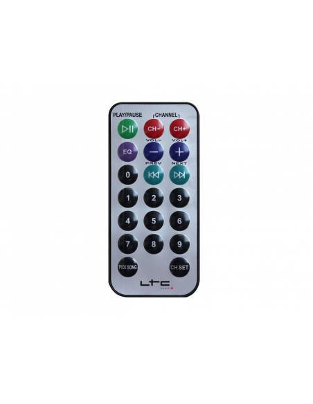 LTC MFA1200USB BT BL Negro - Amplificador Karaoke Bluetooth 2X50W - 4