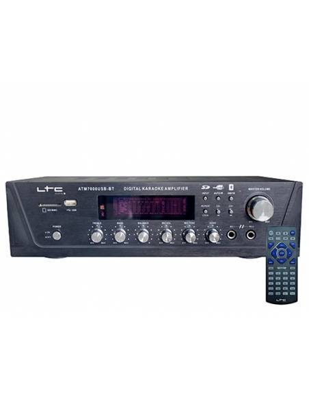 LTC ATM-7000 USB BT Amplificador Radio Karaoke Bluetooth SD USB 2X50W - 3