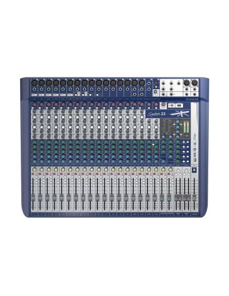 SOUNDCRAFT 
SIGNATURE 22
  
    
      
        
      
    
  
                  Mesa de Mezcla Analógica 22 canales c