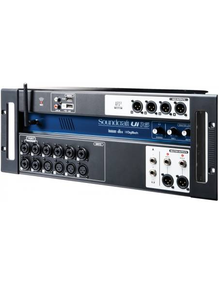 SOUNDCRAFT 
Ui-16
  
    
      
        
      
    
  
                  Sistema compacto de Mezcla Digital 16 entrad