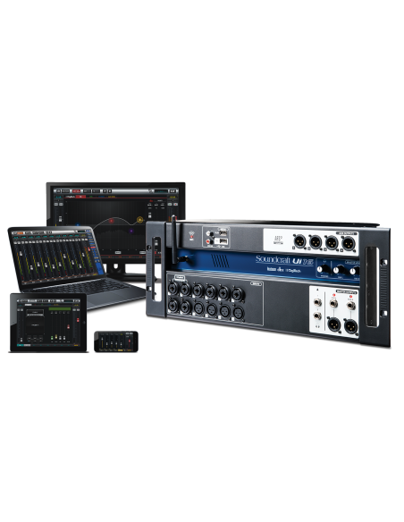 SOUNDCRAFT 
Ui-16
  
    
      
        
      
    
  
                  Sistema compacto de Mezcla Digital 16 entrad