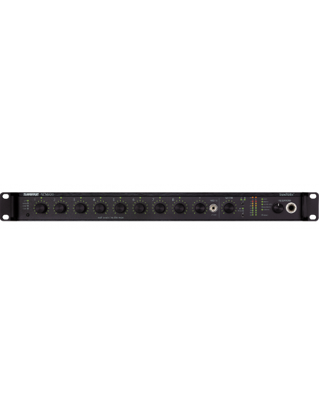 SHURE 
SCM820E
  
    
      
        
      
    
  
                  Mezclador Automático 8 Canales con Ethernet 1U 