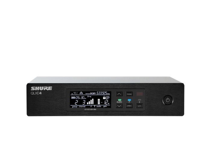 SHURE 
QLXD14E H51
  
    
      
        
      
    
  
                  Sistema inalámbrico con receptor QLXD4E y p