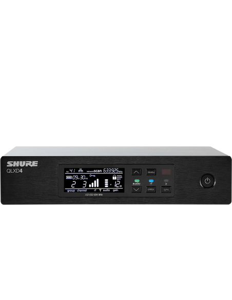 SHURE 
QLXD14E H51
  
    
      
        
      
    
  
                  Sistema inalámbrico con receptor QLXD4E y p