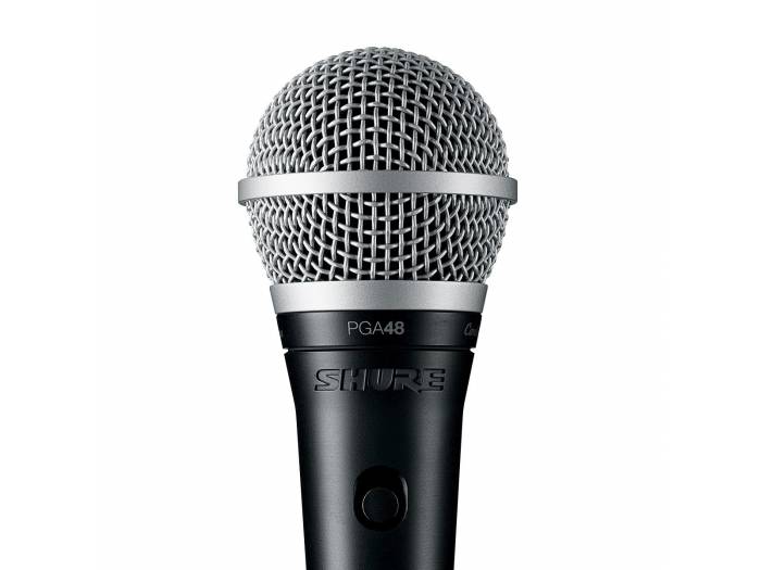 SHURE 
PGA48-XLR-E
  
    
      
        
      
    
  
                  Micrófono Dinámico Vocal con Pinza y Cable 