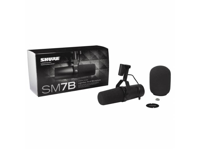 SHURE 
SM7B
  
    
      
        
      
    
  
                  Micrófono Vocal Dinámico de Estudio
