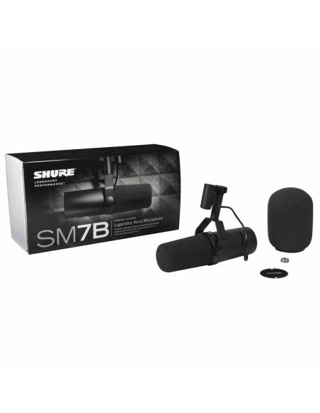 SHURE 
SM7B
  
    
      
        
      
    
  
                  Micrófono Vocal Dinámico de Estudio