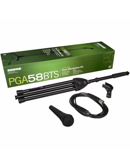 SHURE 
PGA58BTS
  
    
      
        
      
    
  
                  Micrófono dinámico vocal con interruptor, pinz