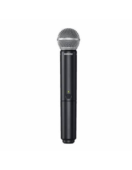 SHURE 
BLX1288E/SM58 H8E
  
    
      
        
      
    
  
                  Combo inalámbrico SM58 y petaca con c