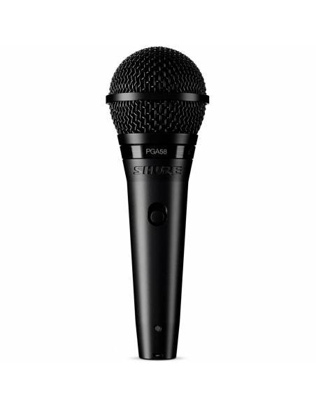 SHURE 
PGA58-QTR-E
  
    
      
        
      
    
  
                  Micrófono Dinámico Vocal con Interruptor y 