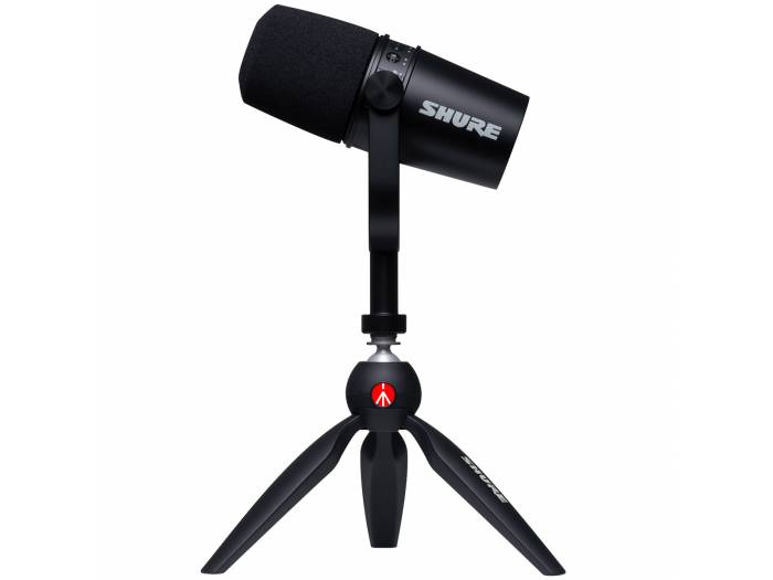 SHURE   MV7-K-BNDL                                                                  Motiv MV7-K Micrófono vocal dinámico. Hibrid