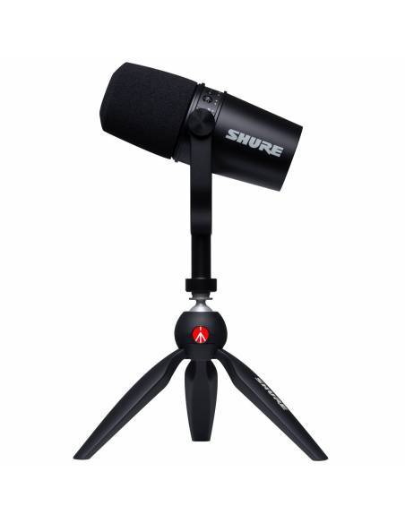 SHURE 
MV7-K-BNDL
  
    
      
        
      
    
  
                  Motiv MV7-K Micrófono vocal dinámico. Hibrid