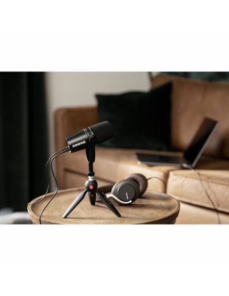 SHURE 
MV7-K-BNDL
  
    
      
        
      
    
  
                  Motiv MV7-K Micrófono vocal dinámico. Hibrid