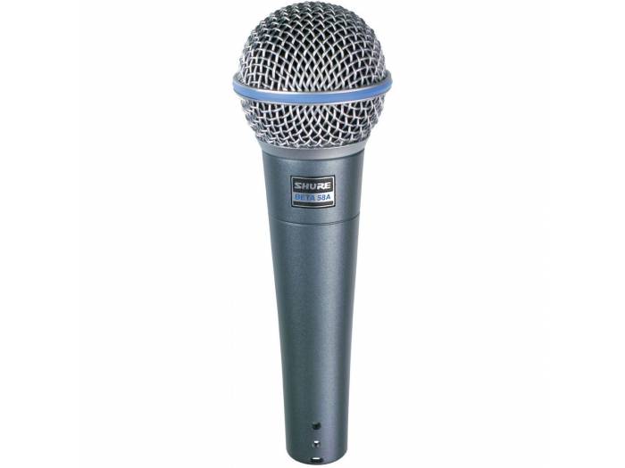 SHURE   BETA 58A                                                                  Micrófono Dinámico Vocal con cápsula de Neodim